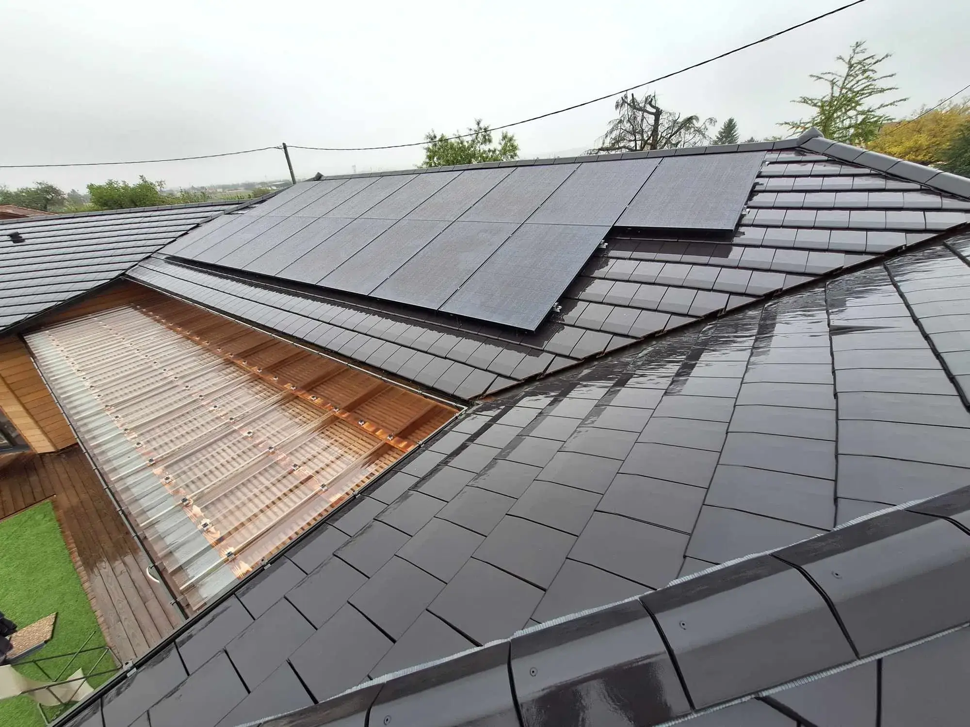 Installation Photovoltaïque 9 kWc à Pizançon dans la Drôme