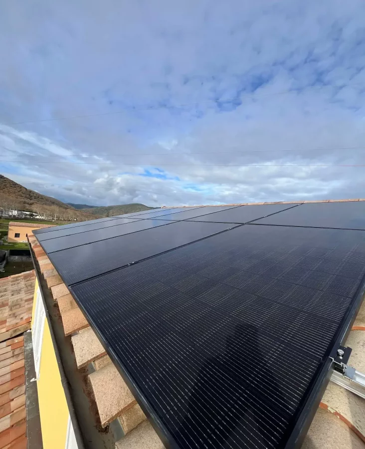 Installation photovoltaïque terminée