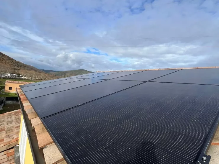 Installation photovoltaïque terminée