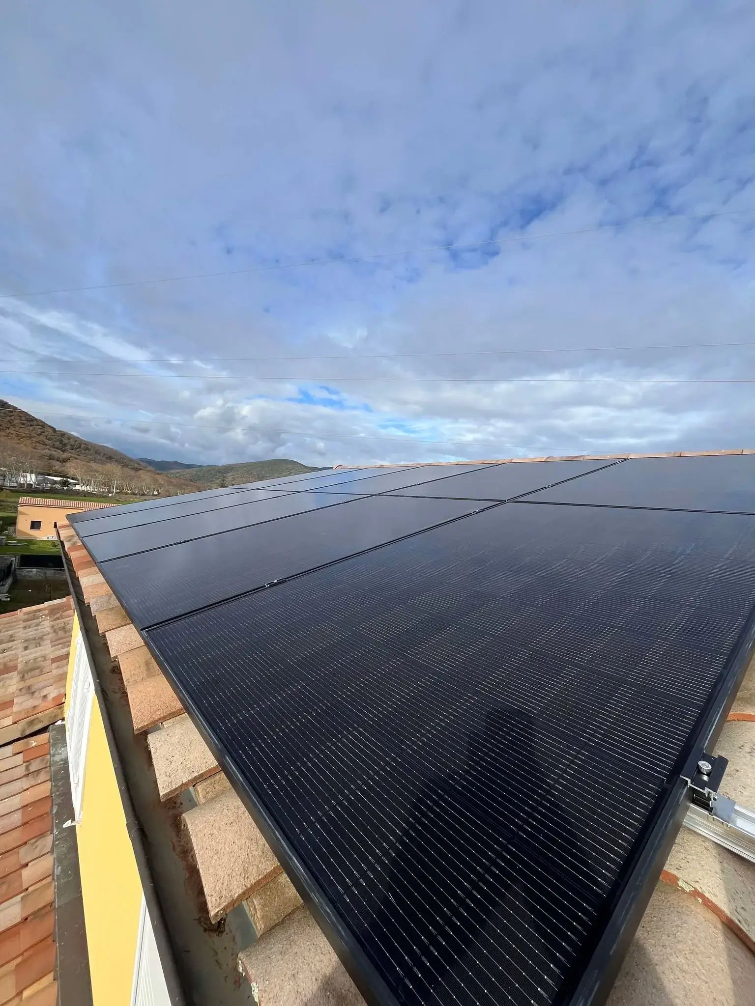 Installation photovoltaïque terminée