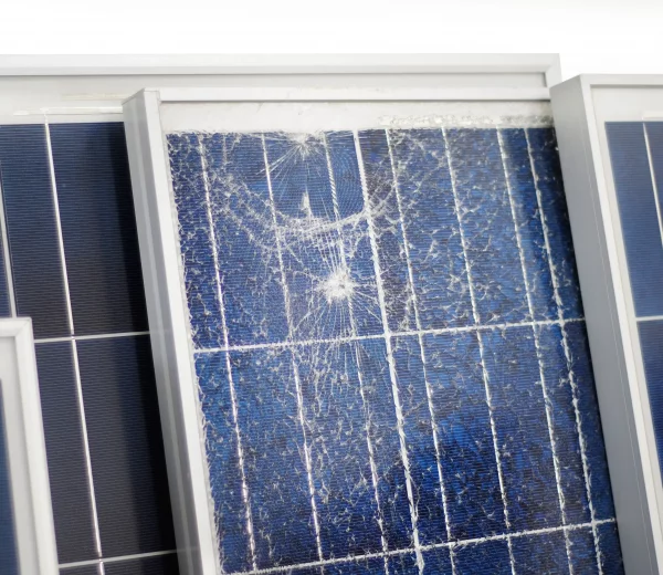 Panneau Photovoltaïque cassé