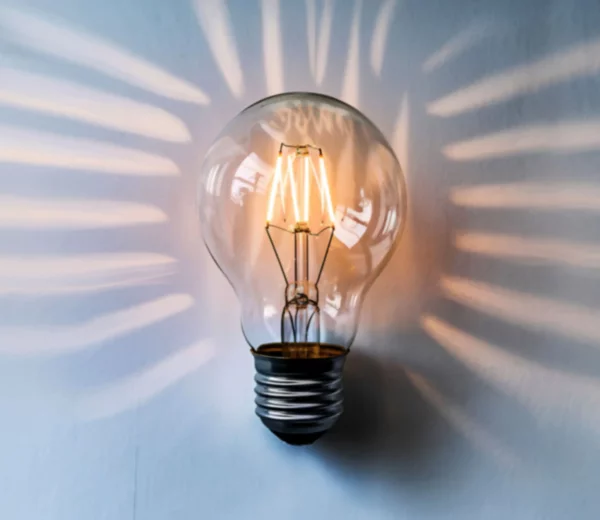 Ampoule éclairée