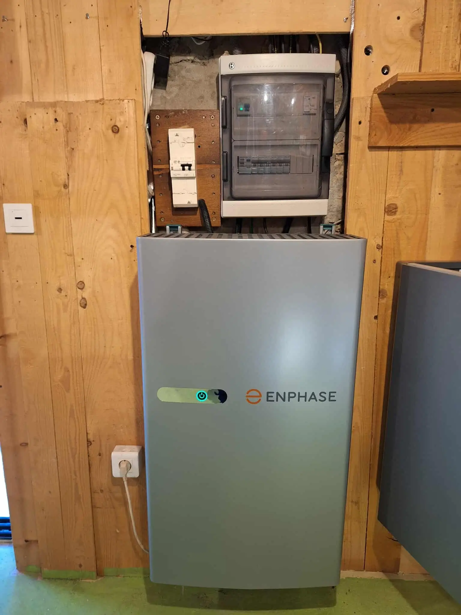Batterie de stockage Enphase installé