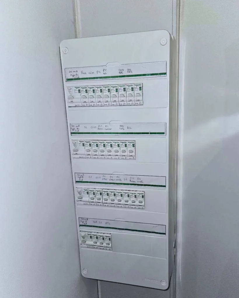 Tableau Electrique blanc