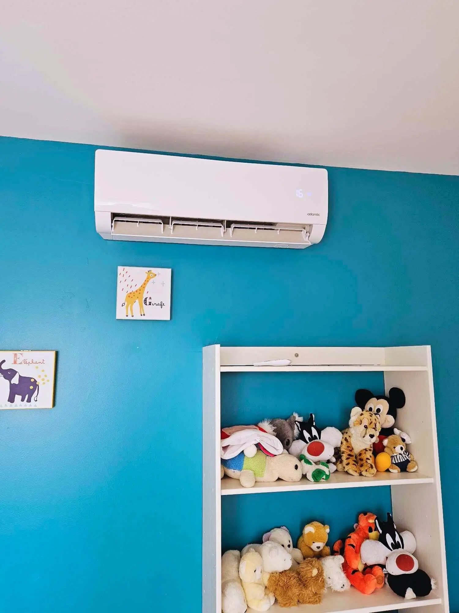 Installation d'une climatisation dans une chambre