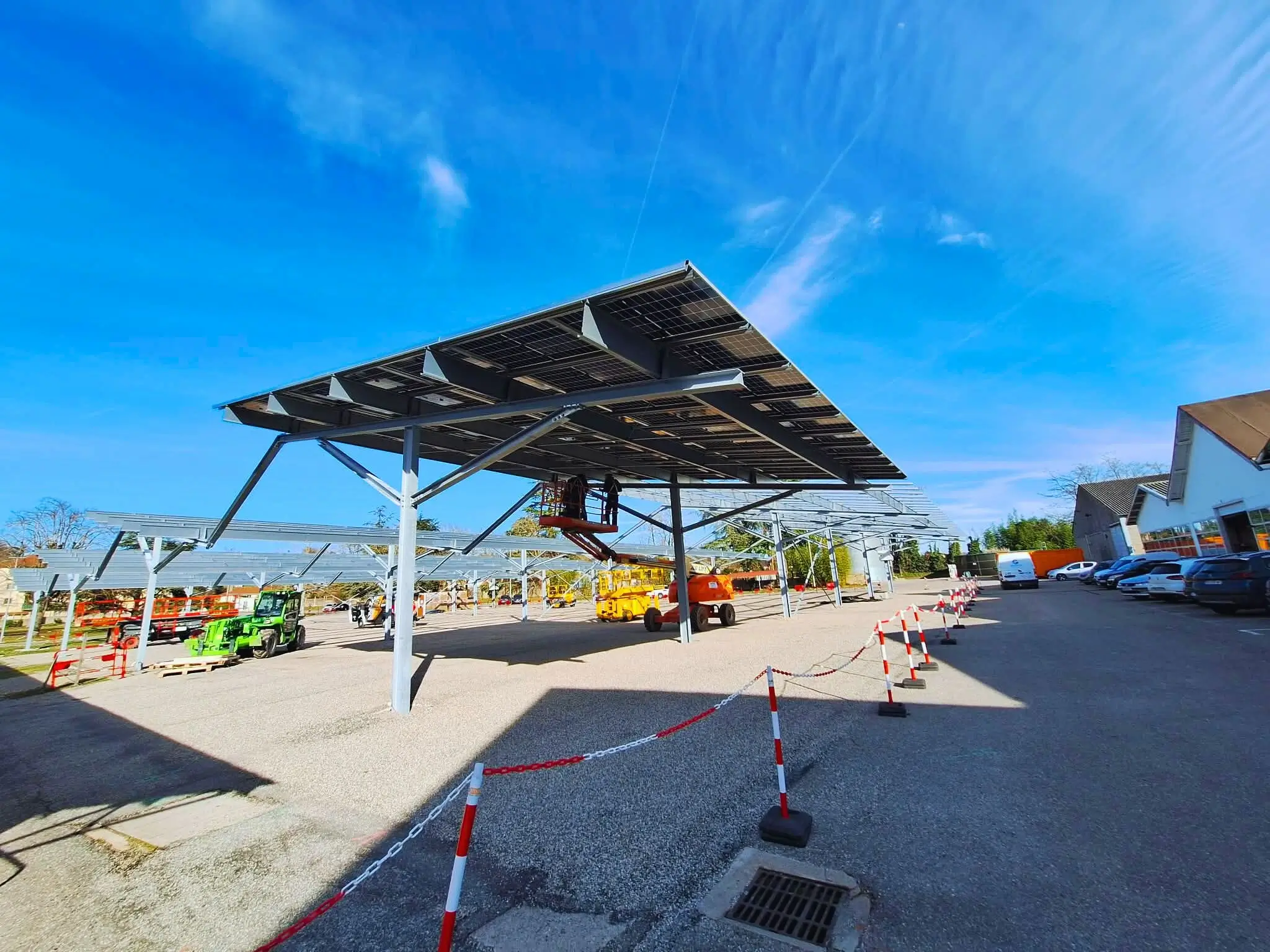 Chantier en construction