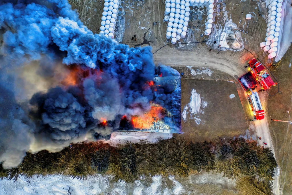 Image d'un incendie | La vérité sur les panneaux solaires