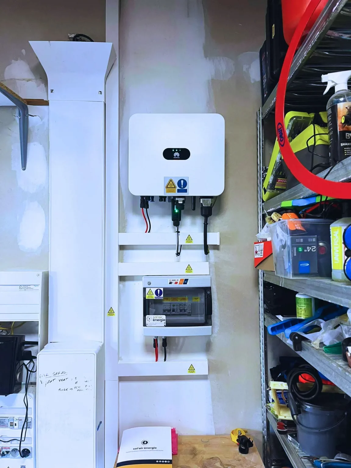 photo de Installation onduleur Huawei