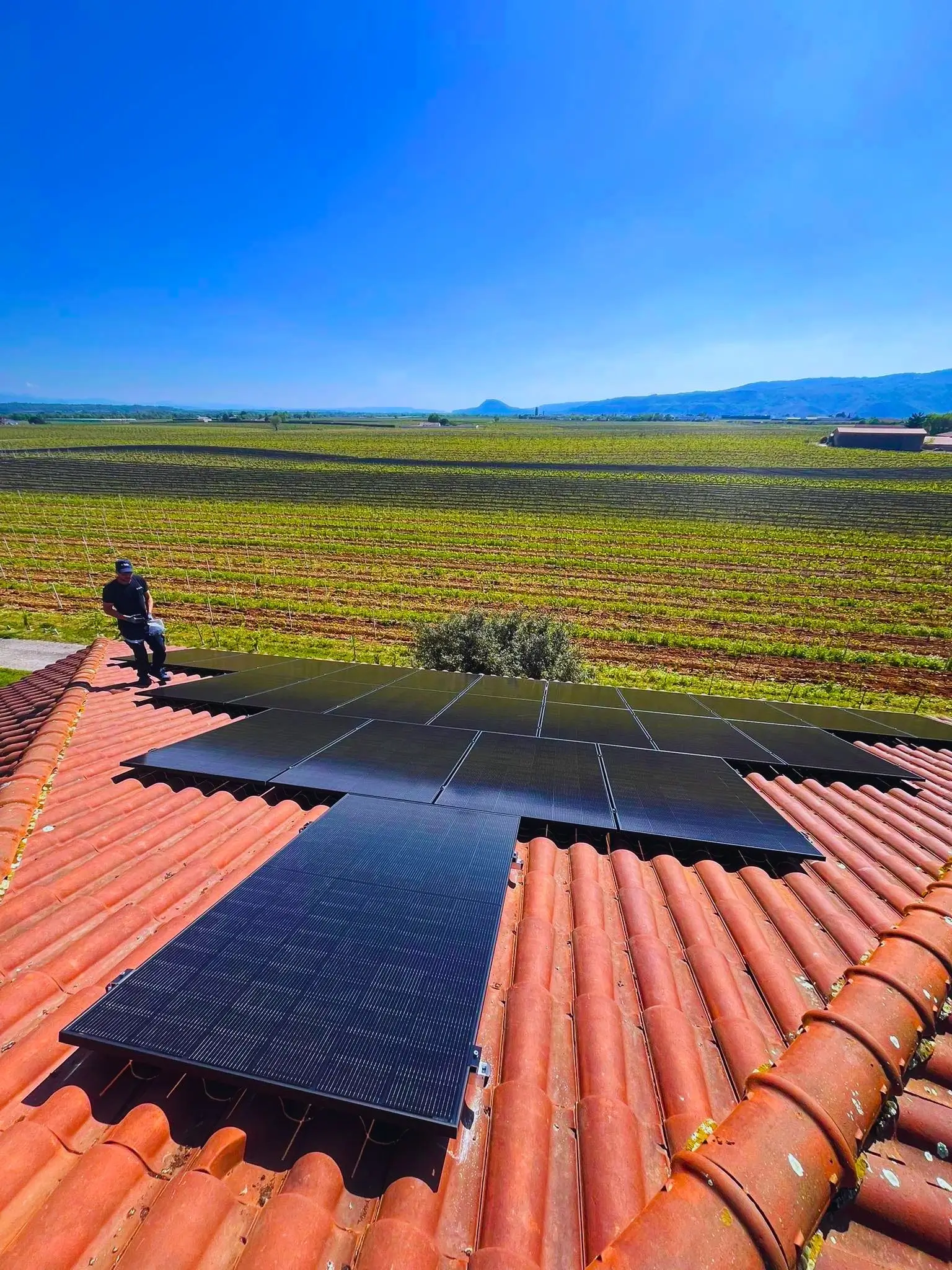 Panneaux solaires posés par un installateur qualifié RGE