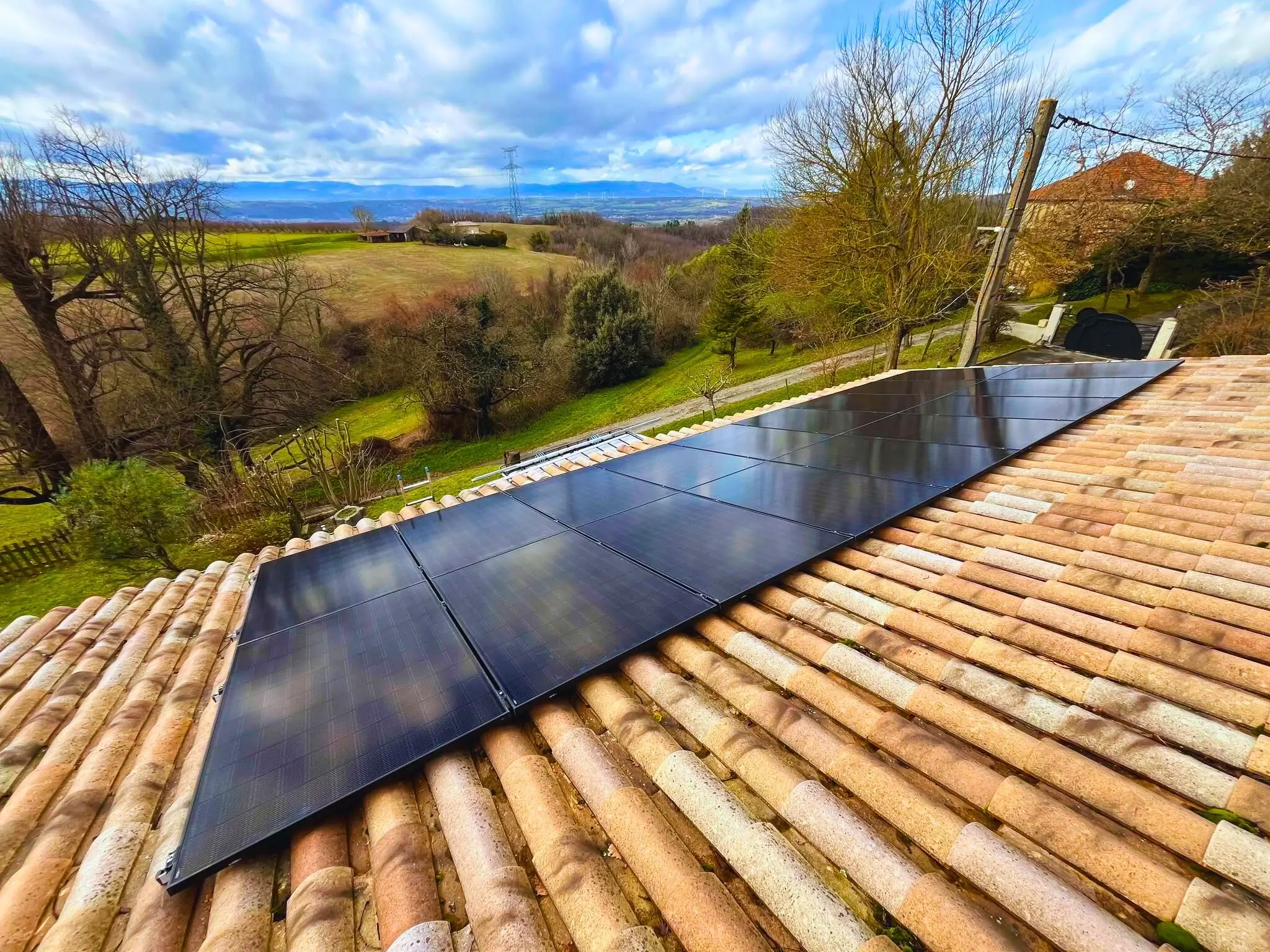 photo des panneaux photovoltaïque