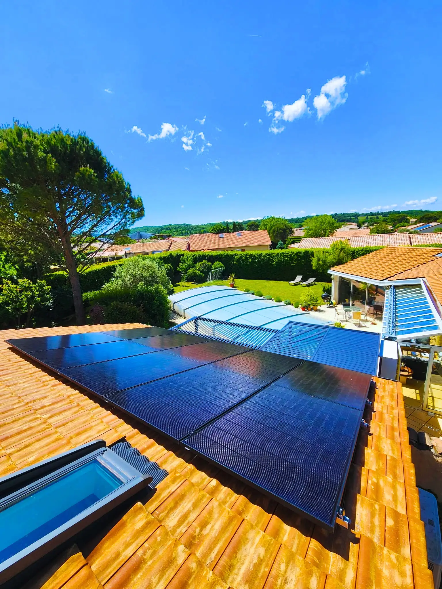 autre prise des panneaux | Kit solaire Enphase