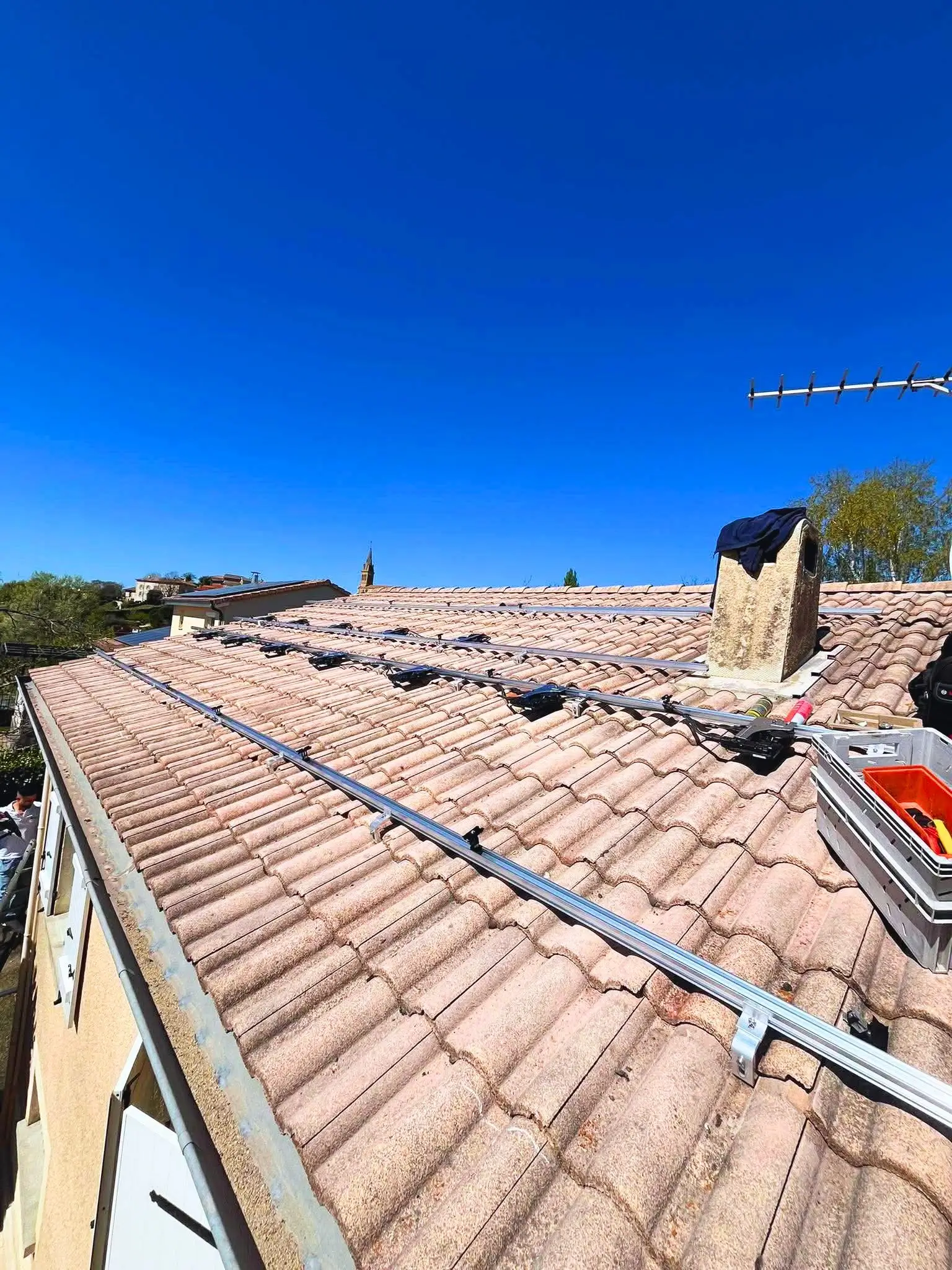 Photo de l'installation du kit Voltec Solar