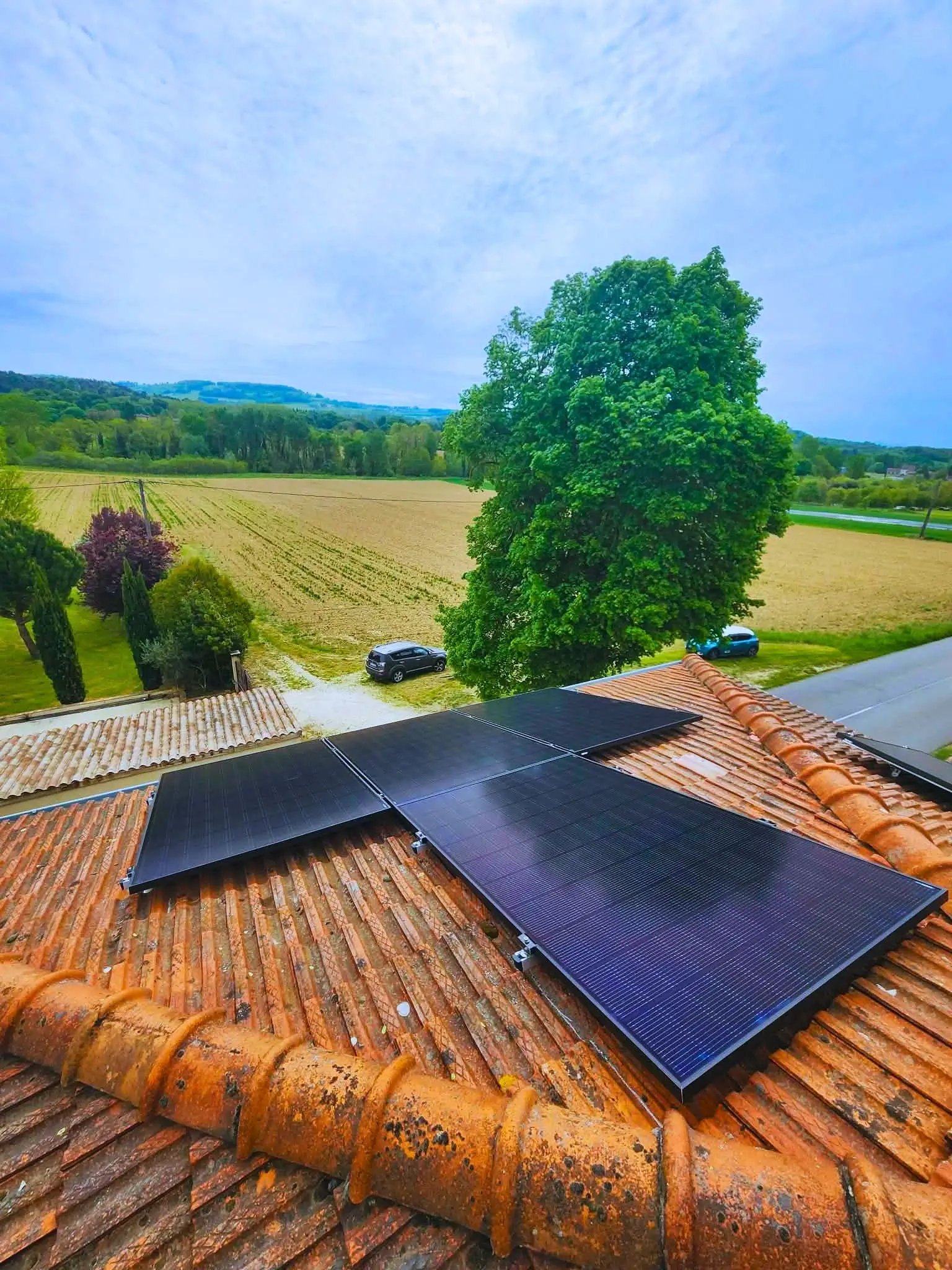 Panneaux photovoltaïques à Montchenu