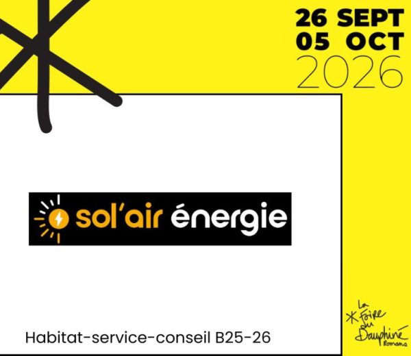 Sol'Air Energie à la Foire du Dauphiné
