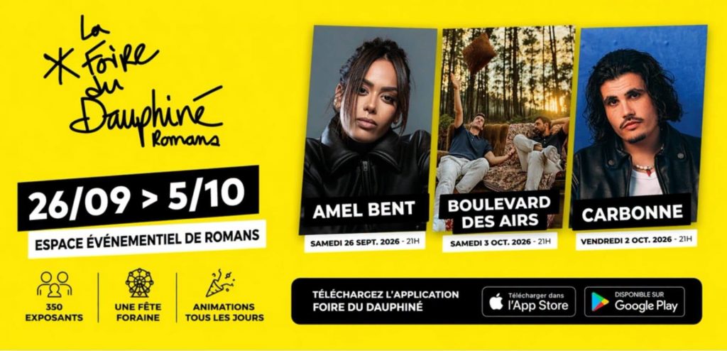 Affiche Foire du Dauphiné 2026