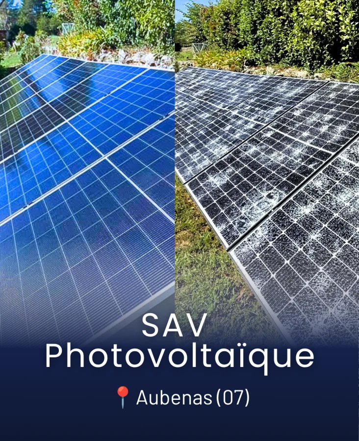 Avant/Après de l'intervention réalisée par Sol'Air Energie sur un sinistre photovoltaïque